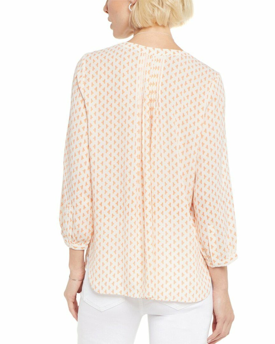 Tops Nydj | Nydj Pintuck Blouse Women Tops