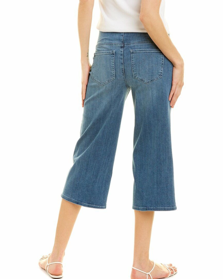 Jeans Nydj | Nydj Petite Wide Leg Capri Women Jeans