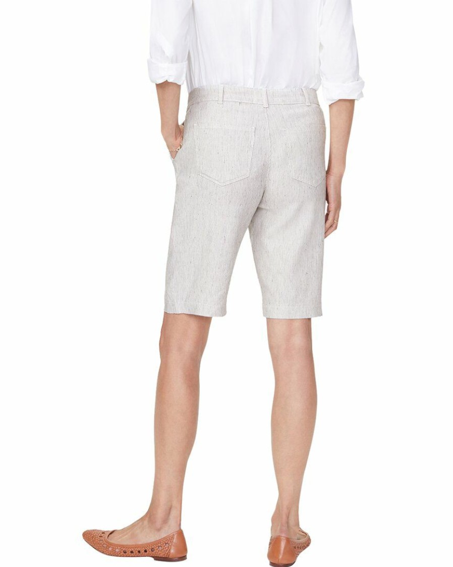 Shorts Nydj | Nydj Bermuda Linen-Blend Short Women Shorts