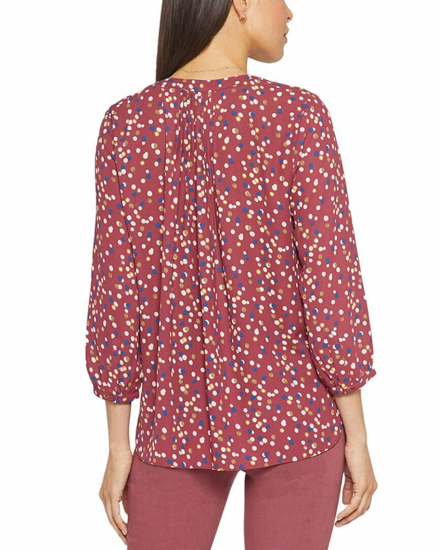 Tops Nydj | Nydj Pintuck Blouse Women Tops