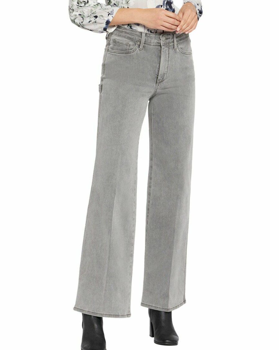 Jeans Nydj | Nydj Teresa High-Rise Wide Leg Utility Pant Women Jeans