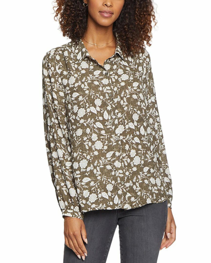 Tops Nydj | Nydj Modern Blouse Women Tops