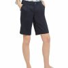 Shorts Nydj | Nydj Modern Linen-Blend Bermuda Short Women Shorts