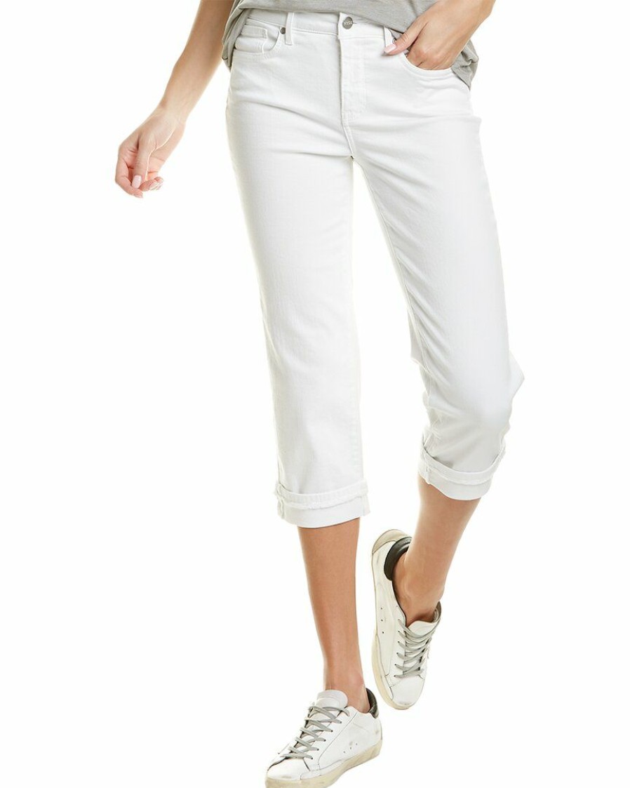 Jeans Nydj | Nydj Marilyn Optic White Crop Jean Women Jeans