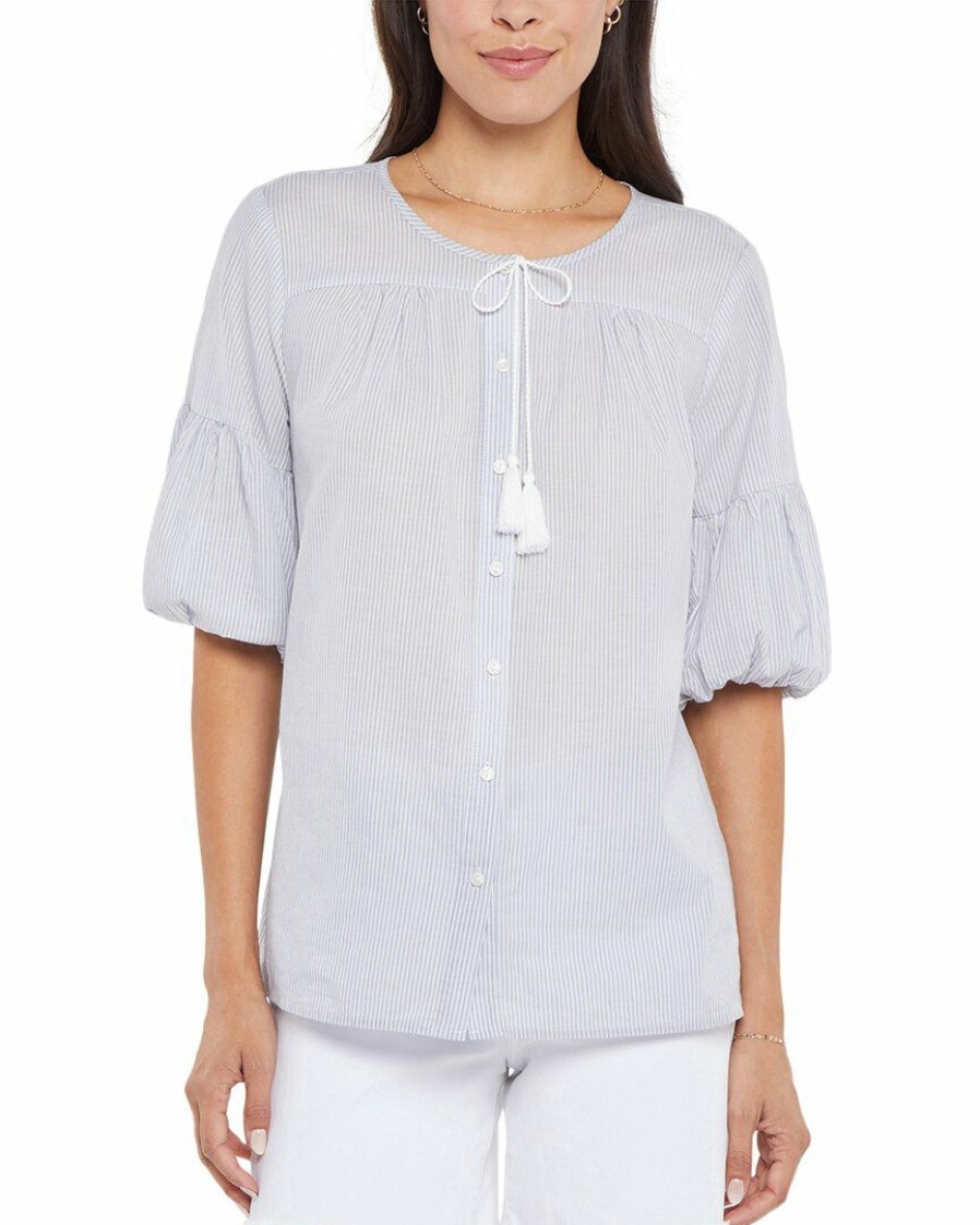 Tops Nydj | Nydj Boho Blouse Women Tops