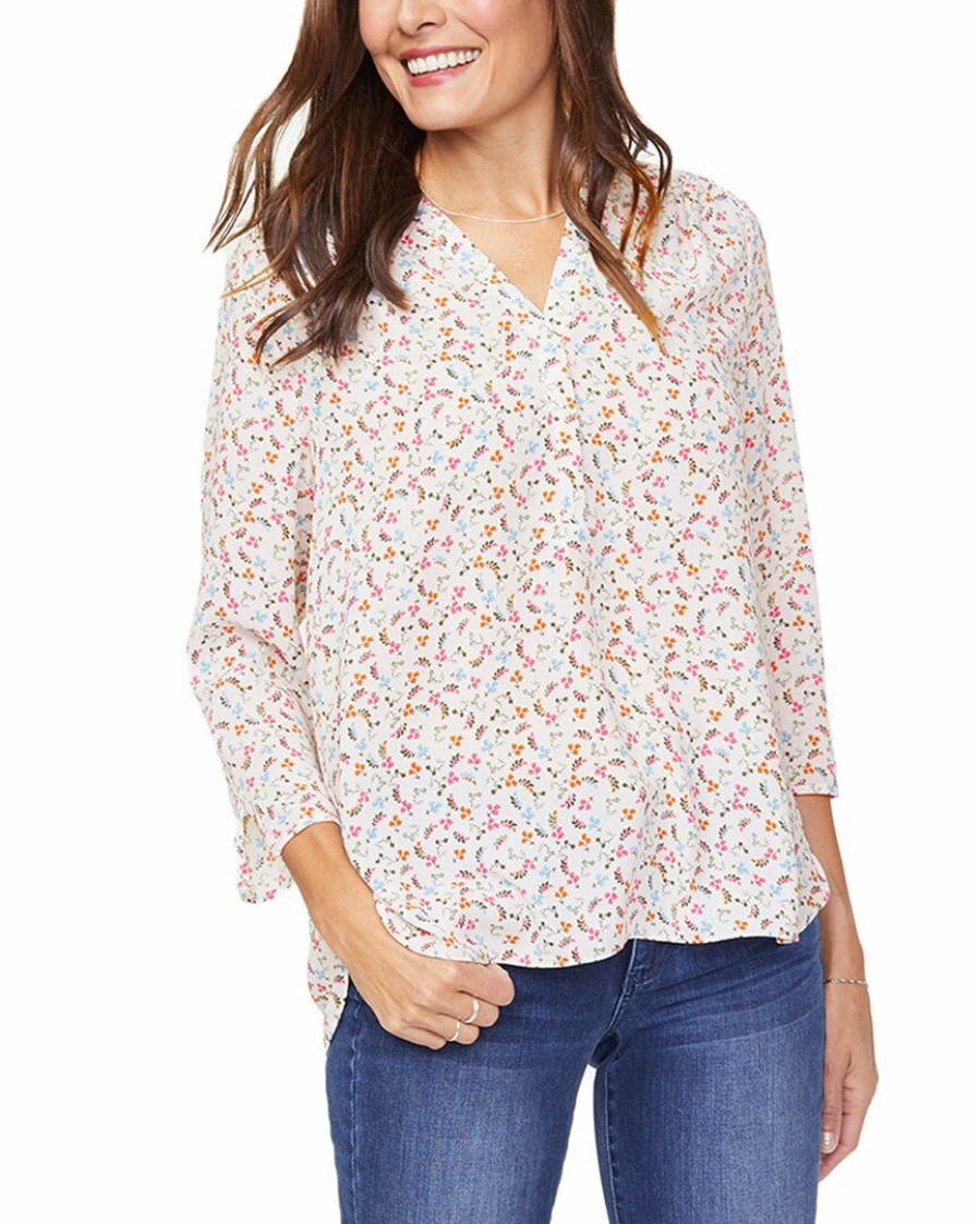 Tops Nydj | Nydj Perfect Blouse Women Tops