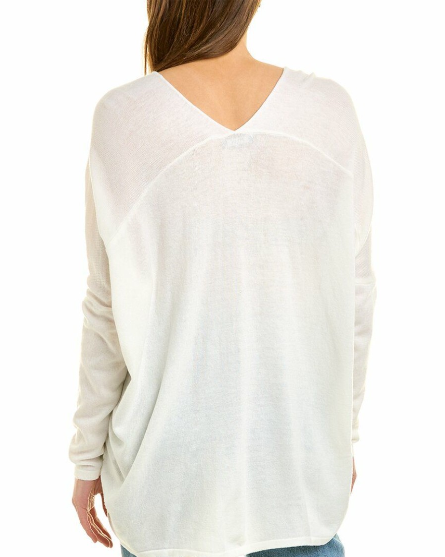 Sweaters & Knits Nydj | Nydj V-Neck Basic Sweater Women Sweaters & Knits