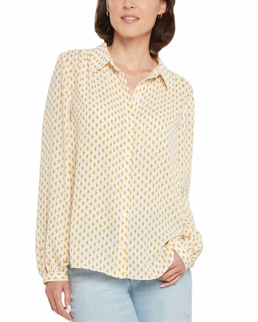 Tops Nydj | Nydj Modern Blouse Women Tops