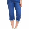 Jeans Nydj | Nydj Plus Marilyn Morena Crop Cuff Pant Jean Women Jeans