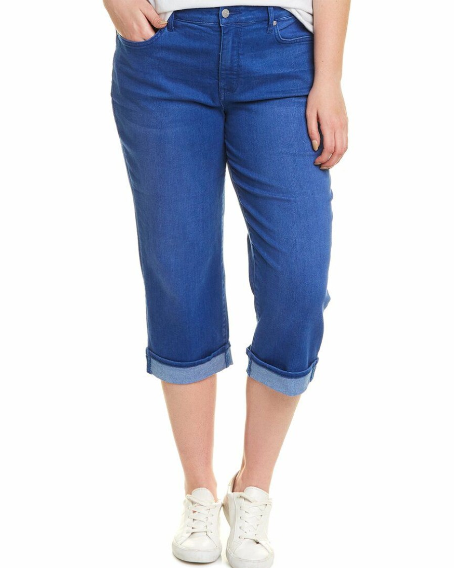 Jeans Nydj | Nydj Plus Marilyn Morena Crop Cuff Pant Jean Women Jeans