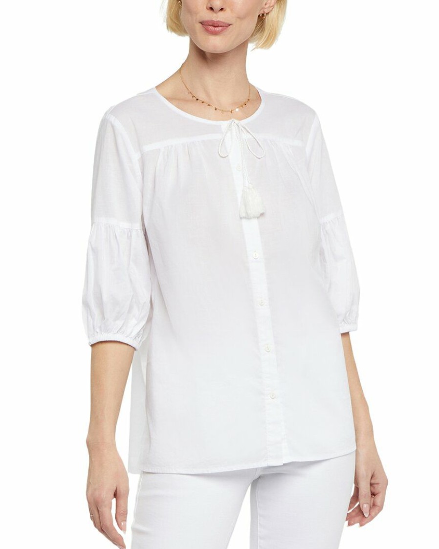 Tops Nydj | Nydj Boho Blouse Women Tops