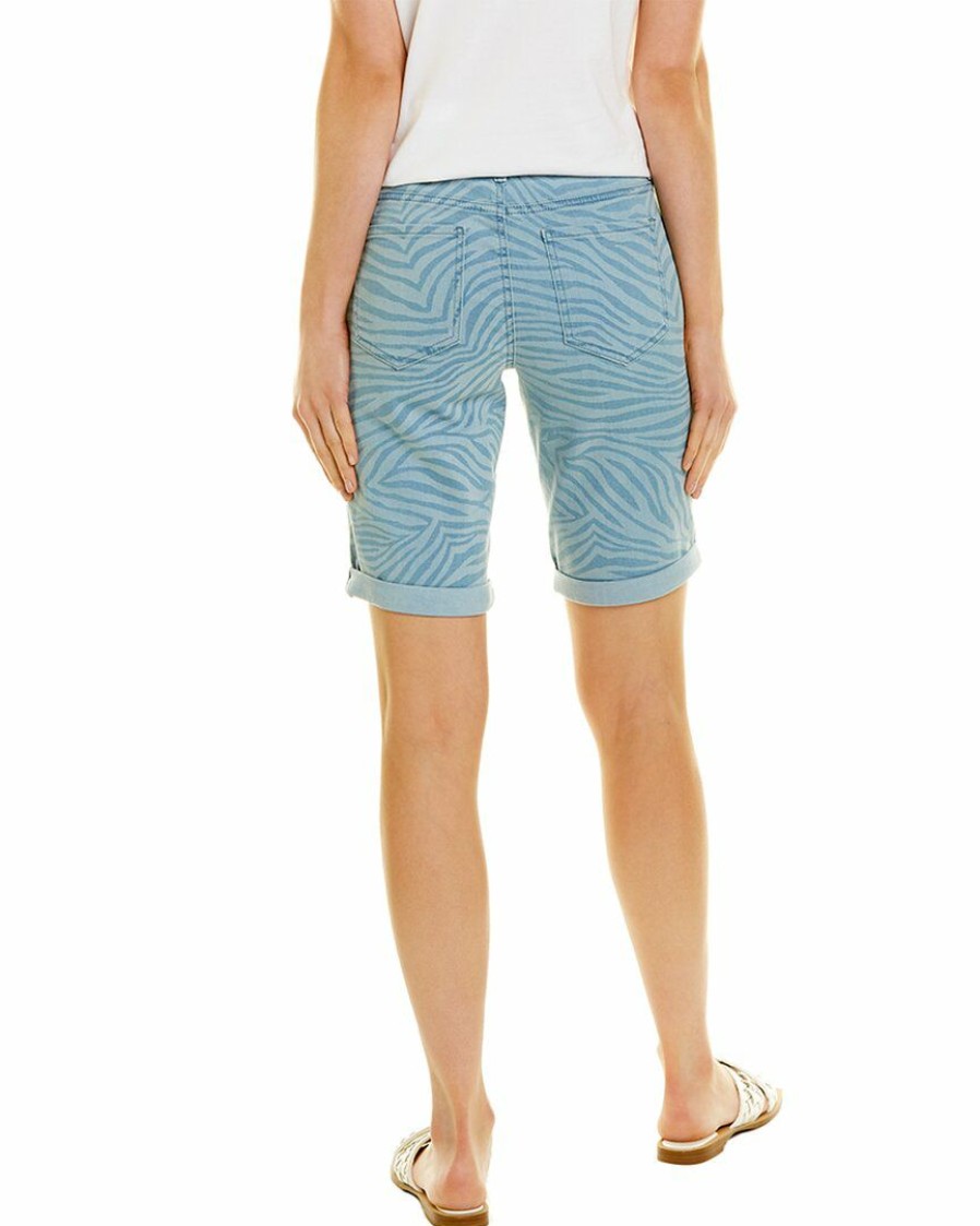 Shorts Nydj | Nydj Petite Briella Zen Zebra Short Women Shorts