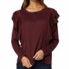 Tops Nydj | Nydj Ruffle Top Women Tops