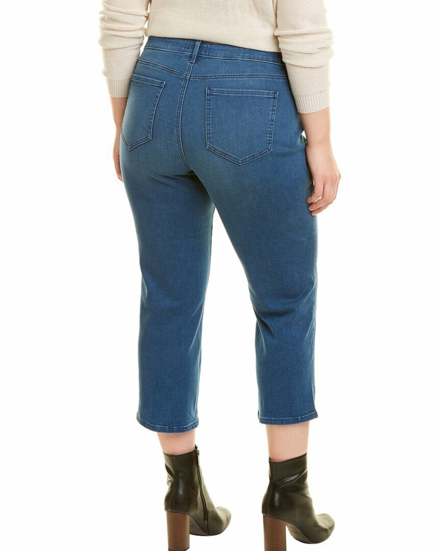 Jeans Nydj | Nydj Plus Med Market Relaxed Piper Z Straight Jean Women Jeans