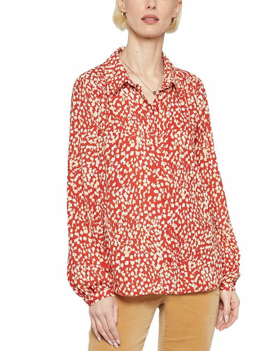 Tops Nydj | Nydj Modern Blouse Women Tops