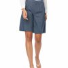 Shorts Nydj | Nydj Relaxed Linen-Blend Bermuda Short Women Shorts