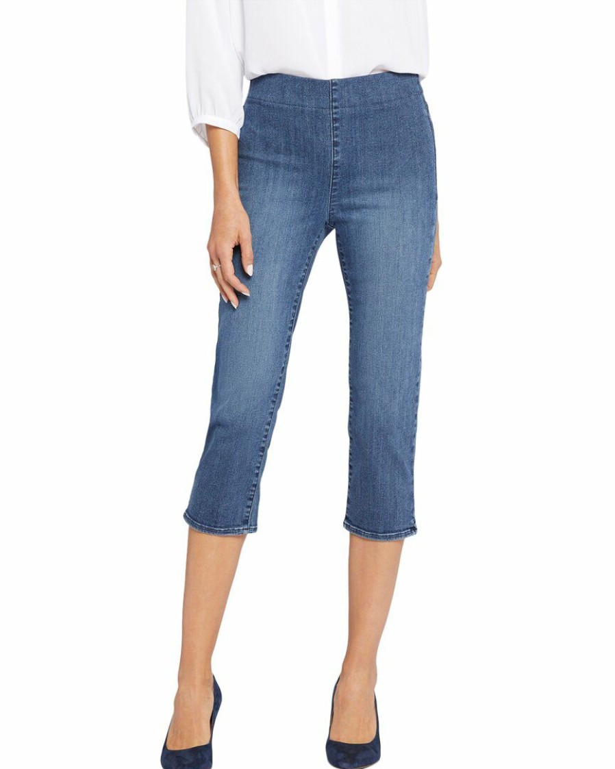 Jeans Nydj | Nydj Pull On Dakota Crop Jean Women Jeans