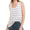 Tops Nydj | Nydj Striped Tank Women Tops