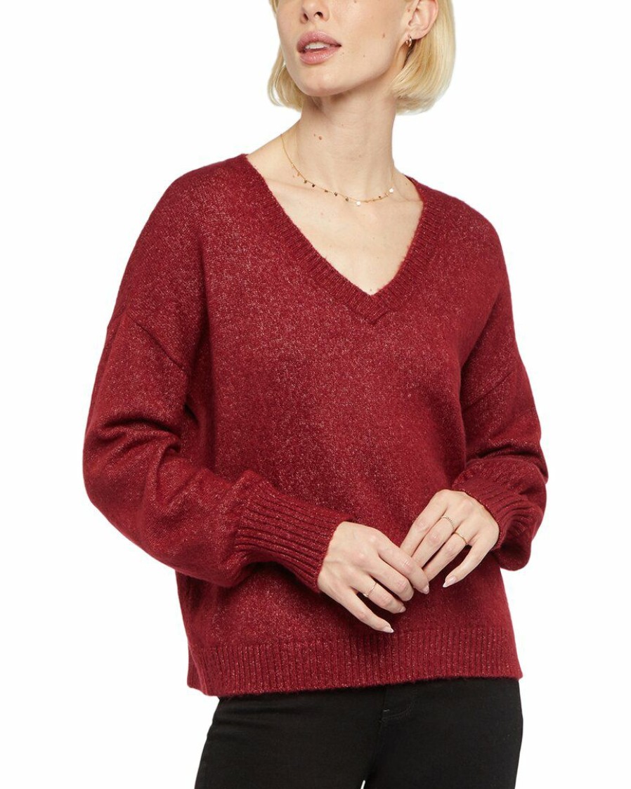 Sweaters & Knits Nydj | Nydj V-Neck Sweater Women Sweaters & Knits