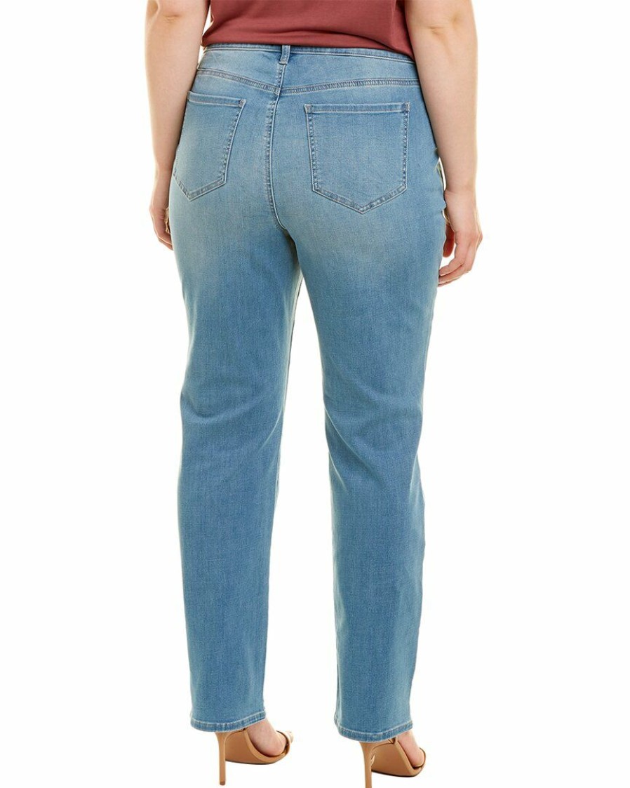 Jeans Nydj | Nydj Plus Relaxed Straight Jean Women Jeans