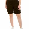 Shorts Nydj | Nydj Plus Pull On Short Women Shorts