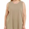 Tops Nydj | Nydj Plus Gauze Tunic Women Tops