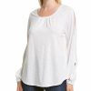 Sweaters & Knits Nydj | Nydj Mjer Split Sleeve Top Women Sweaters & Knits