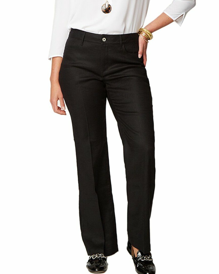 Pants Nydj | Nydj Linen-Blend Trouser Women Pants