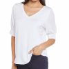 Sweaters & Knits Nydj | Nydj Poet Elbow Sleeve T-Shirt Women Sweaters & Knits