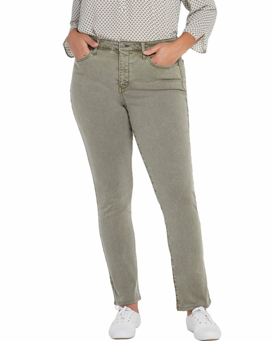 Jeans Nydj | Nydj Plus Sheri Slim Leg Jean Women Jeans