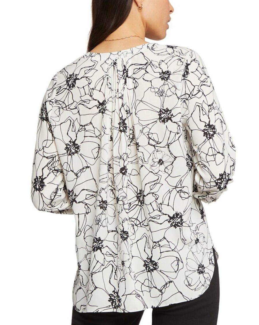 Tops Nydj | Nydj Pintuck Blouse Women Tops