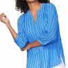 Tops Nydj | Nydj Pintuck Blouse Women Tops