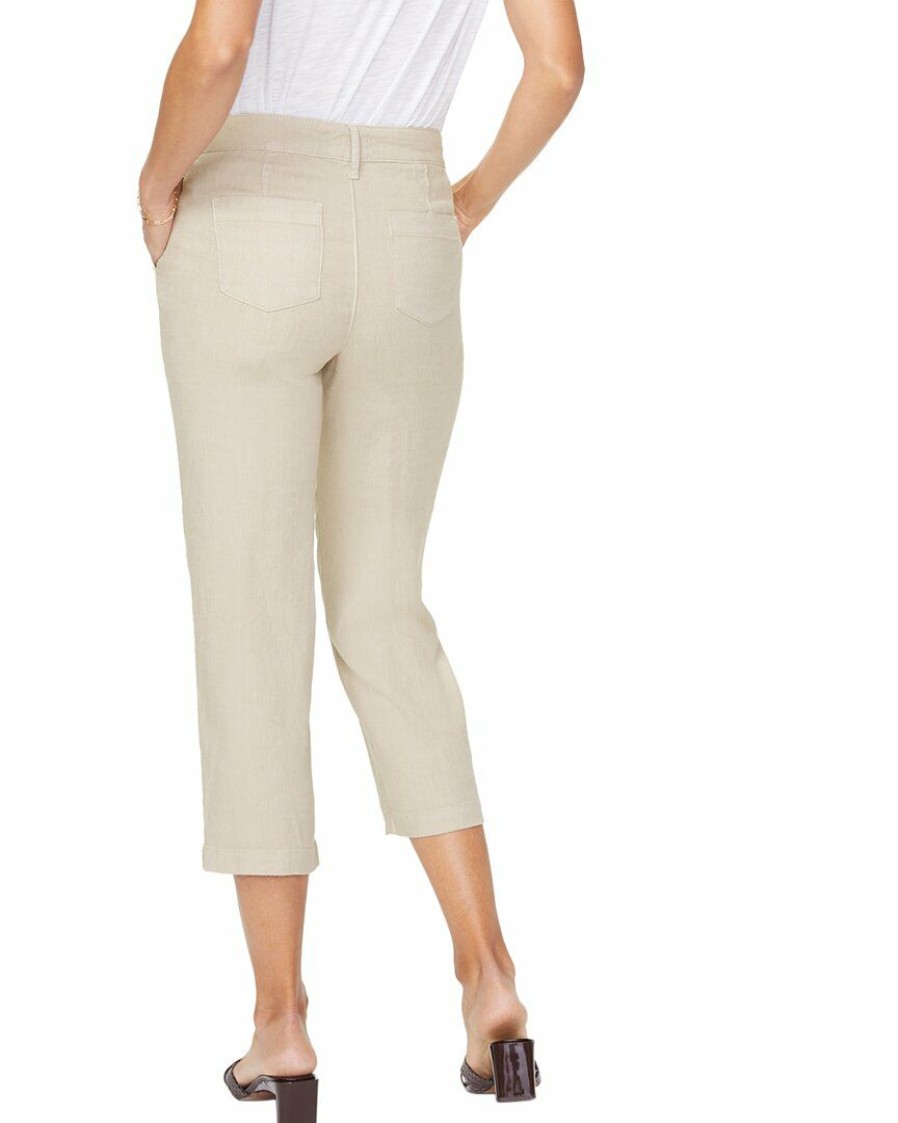 Jeans Nydj | Nydj Linen-Blend Utility Pant Women Jeans