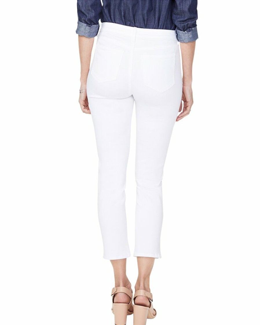 Jeans Nydj | Nydj Sheri Optic White Ankle Slim Leg Jean Women Jeans