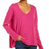 Sweaters & Knits Nydj | Nydj A-Line Twist V-Neck T-Shirt Women Sweaters & Knits