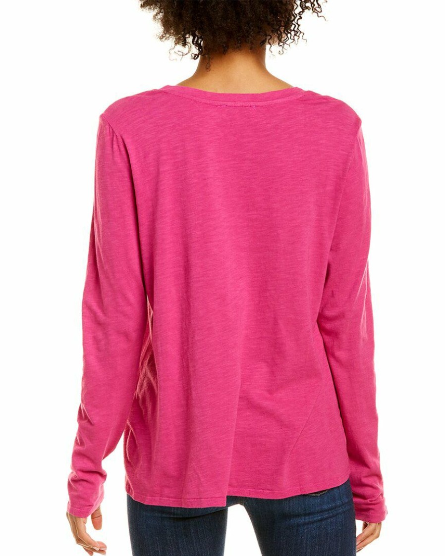 Sweaters & Knits Nydj | Nydj A-Line Twist V-Neck T-Shirt Women Sweaters & Knits