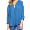 Tops Nydj | Nydj Pintuck Blouse Women Tops