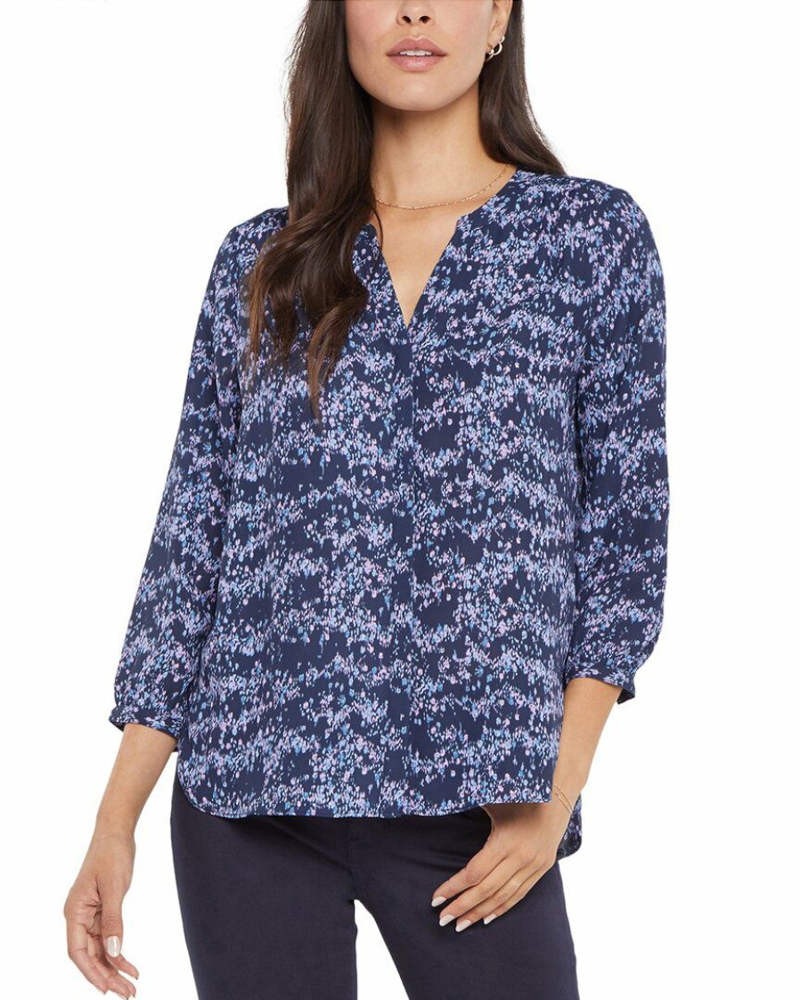 Tops Nydj | Nydj Pintuck Blouse Women Tops