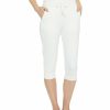 Jeans Nydj | Nydj Drawstring Jogger Capri Women Jeans