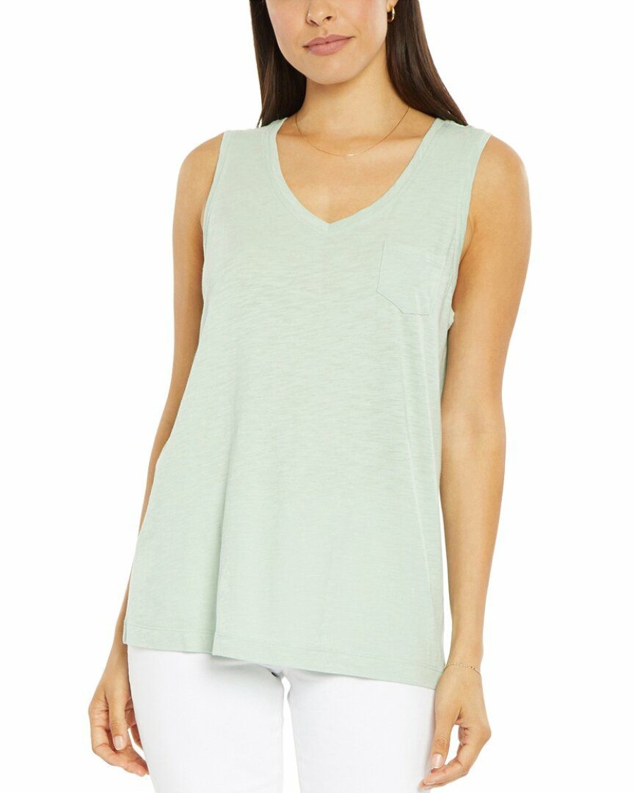 Sweaters & Knits Nydj | Nydj Sleeveless Pocket T-Shirt Women Sweaters & Knits