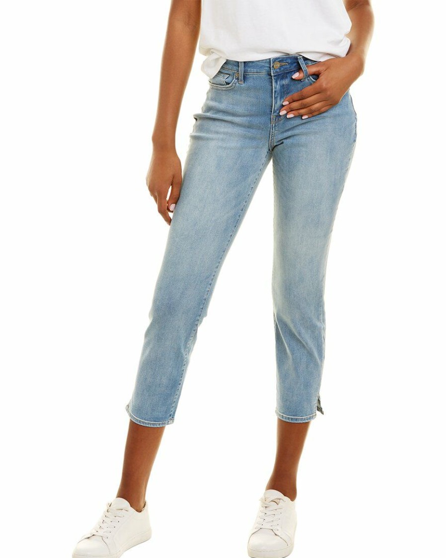 Jeans Nydj | Nydj Curves 360 Slim Straight Ankle Cut Jean Women Jeans