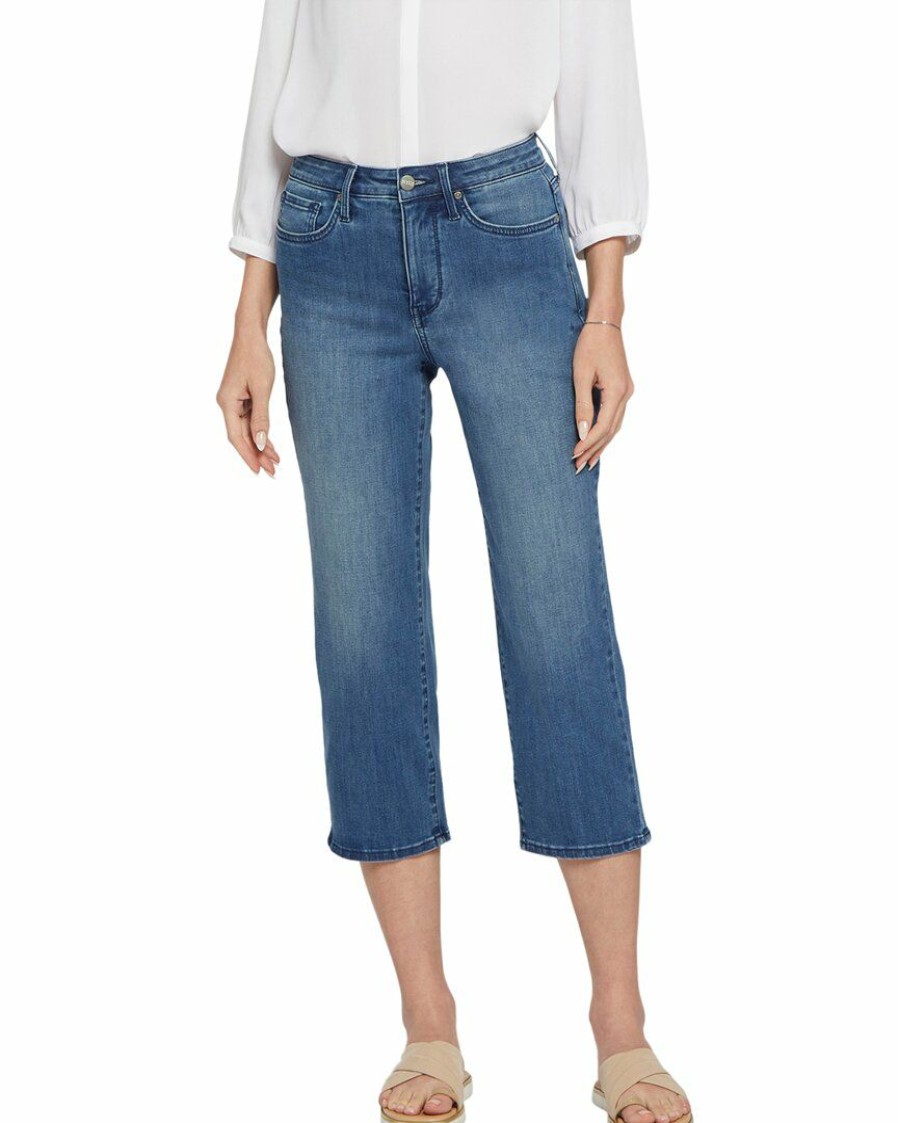 Jeans Nydj | Nydj Joni High-Rise Relaxed Capri Women Jeans