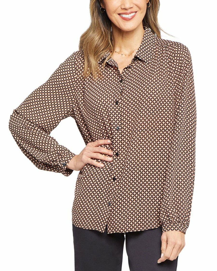 Tops Nydj | Nydj Modern Blouse Women Tops