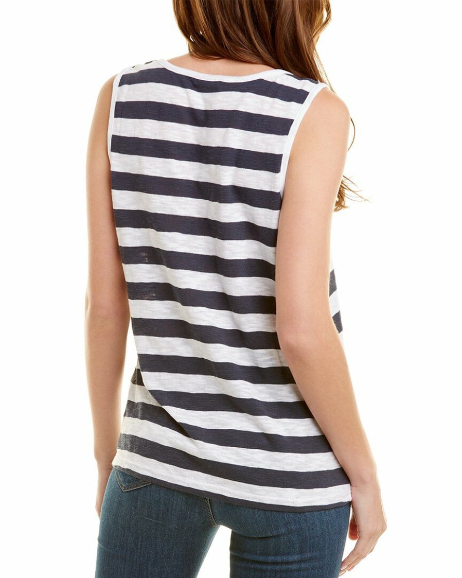 Tops Nydj | Nydj Striped Tank Women Tops