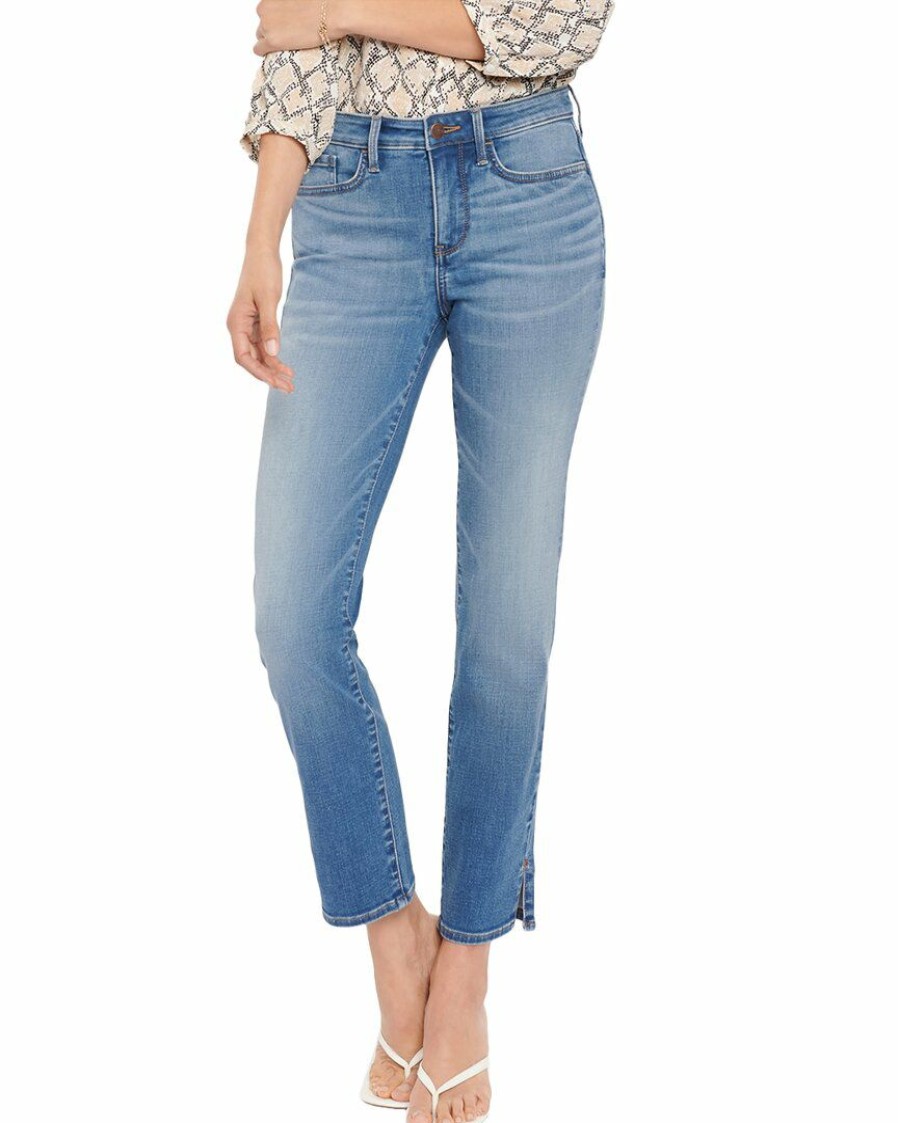 Jeans Nydj | Nydj Sheri Rivet Slits Slim Jean Women Jeans