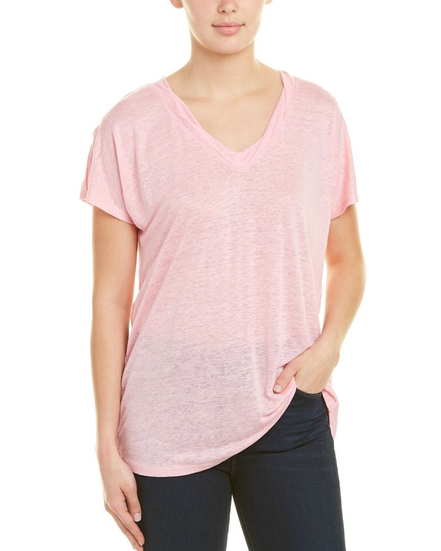 Sweaters & Knits Nydj | Nydj Linen T-Shirt Women Sweaters & Knits