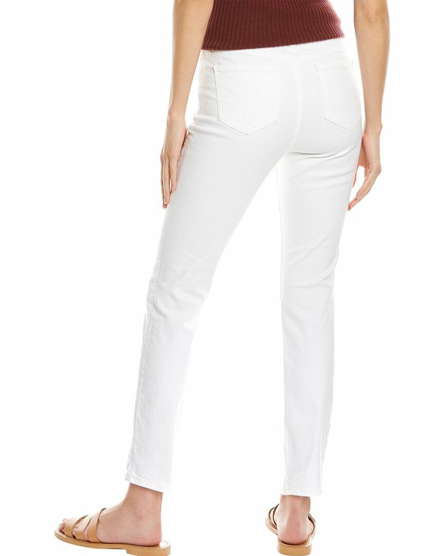 Jeans Nydj | Nydj Sheri Optic White Slim Straight Jean Women Jeans