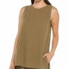 Tops Nydj | Nydj Gauze Sleeve Tunic Women Tops