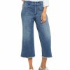 Jeans Nydj | Nydj Patchie Major Wide Leg Capri Women Jeans