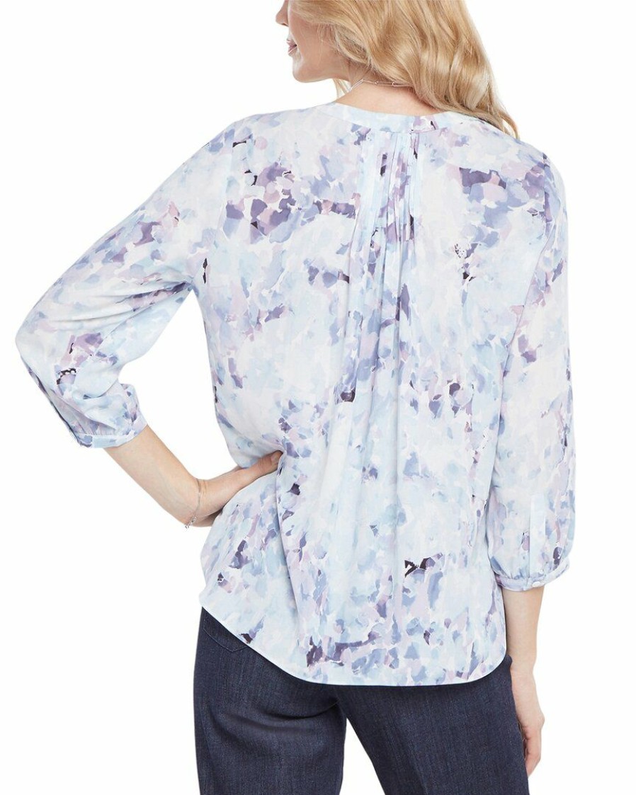 Tops Nydj | Nydj Pintuck Blouse Women Tops